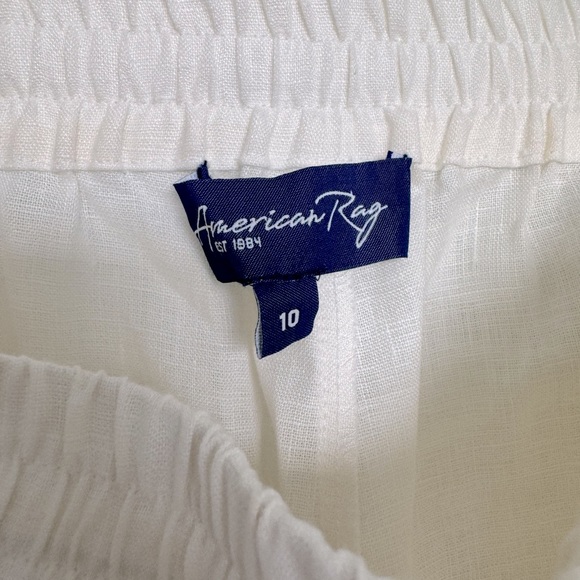 American Rag 100% linen cropped pants - Picture 3 of 3